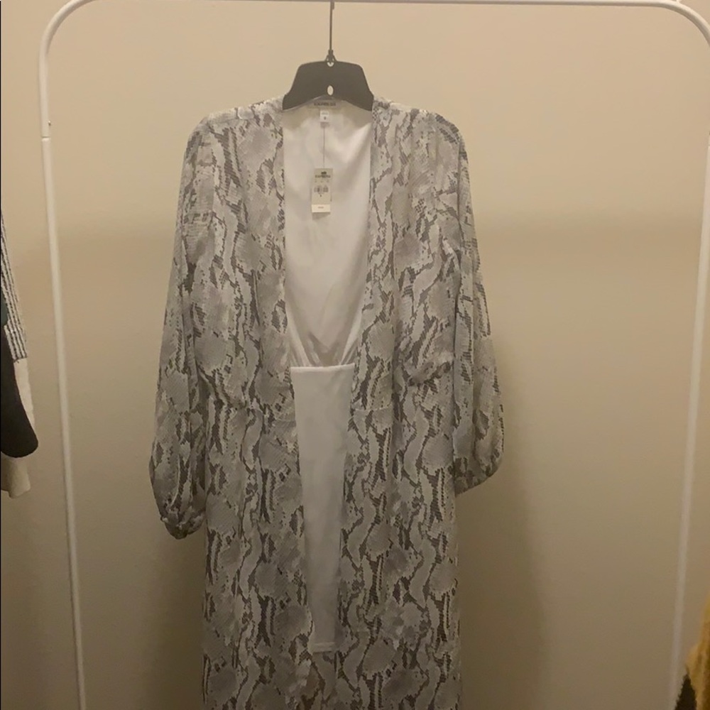 Express Snake print dress/ kimono